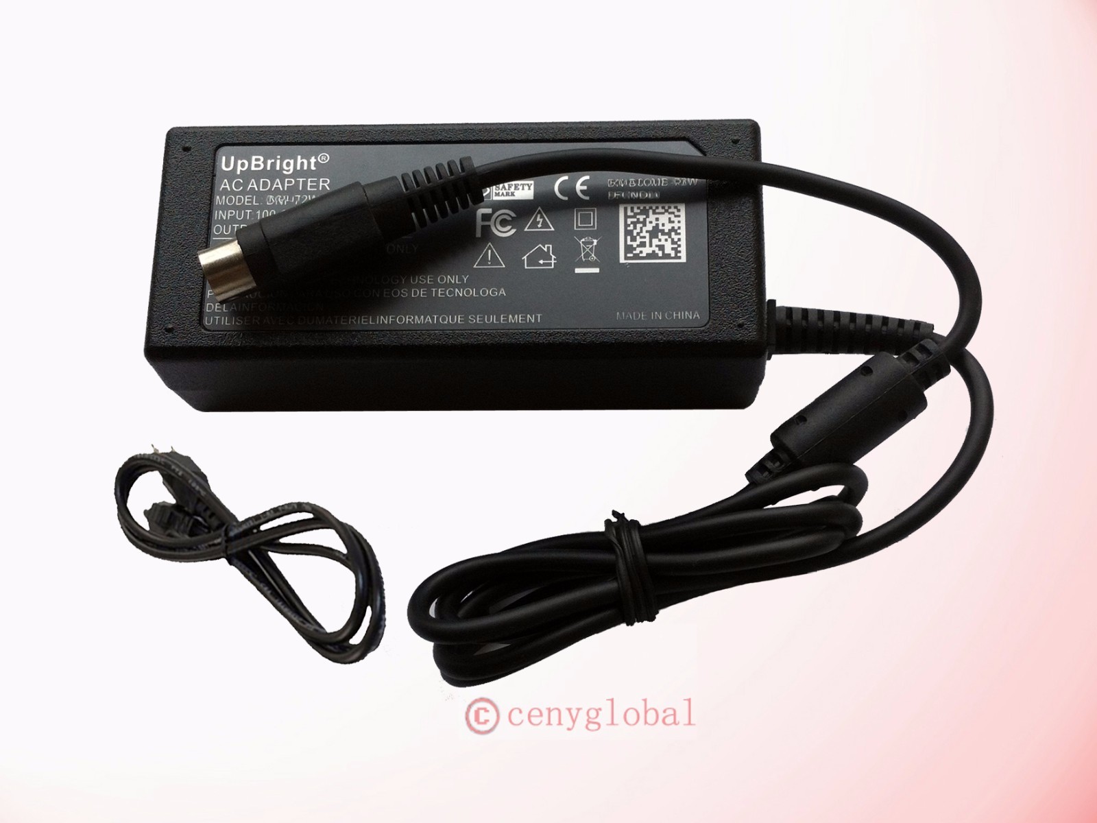 4 Pin 12V AC Adapter For POSIFLEX 20972080122 ADP-80AB Power Supply Cord Charger