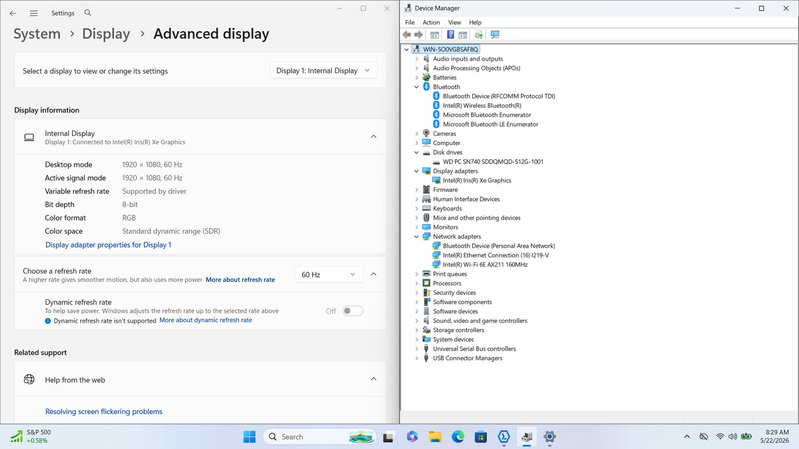 Lenovo ThinkPad E15 Gen 4 15″ FHD I5-1235U 512GB SSD 16GB W11P Webcam
