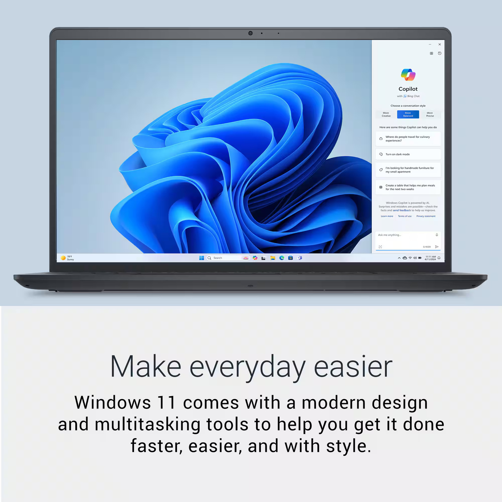 Dell – 15.6″ 2K Touchscreen Laptop – Intel 13th Generation Core i7 1355U 2023…