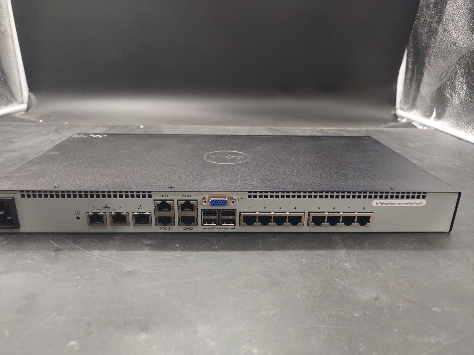 Dell Avocent MPU108E Remote Console KVM Switch