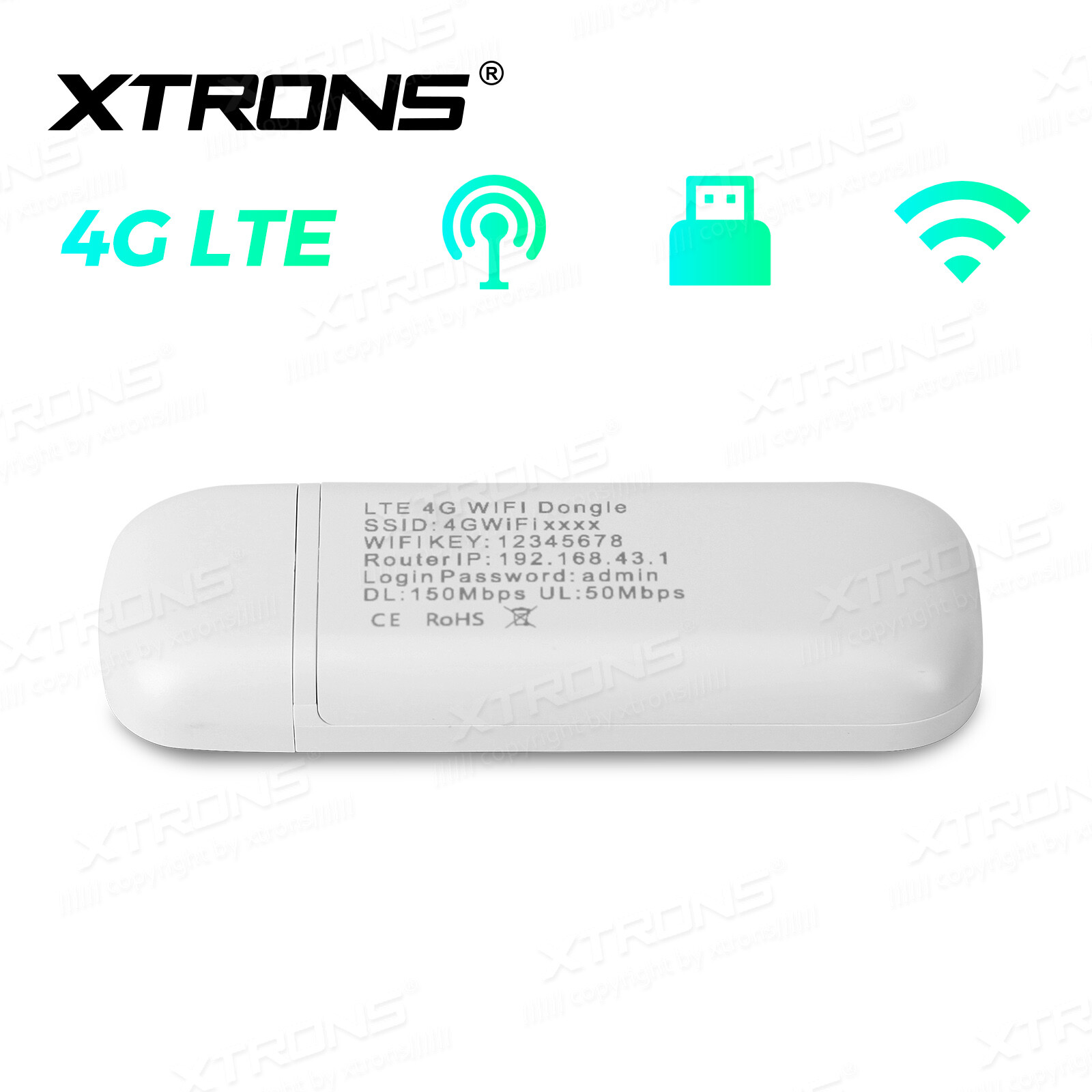 4G LTE USB Dongle For Android Stereo Modem Wireless Router Mobile Broadband WIFI