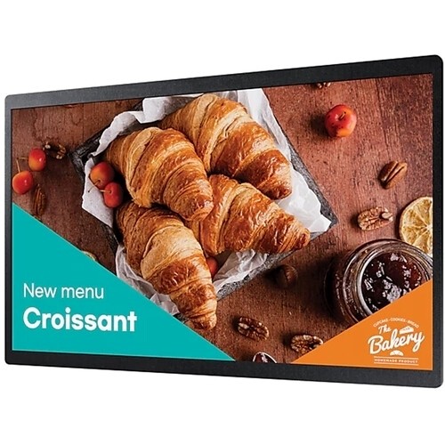 Samsung QBC Series 24″ 1080p Full HD Commercial Monitor, Black (No Stand)