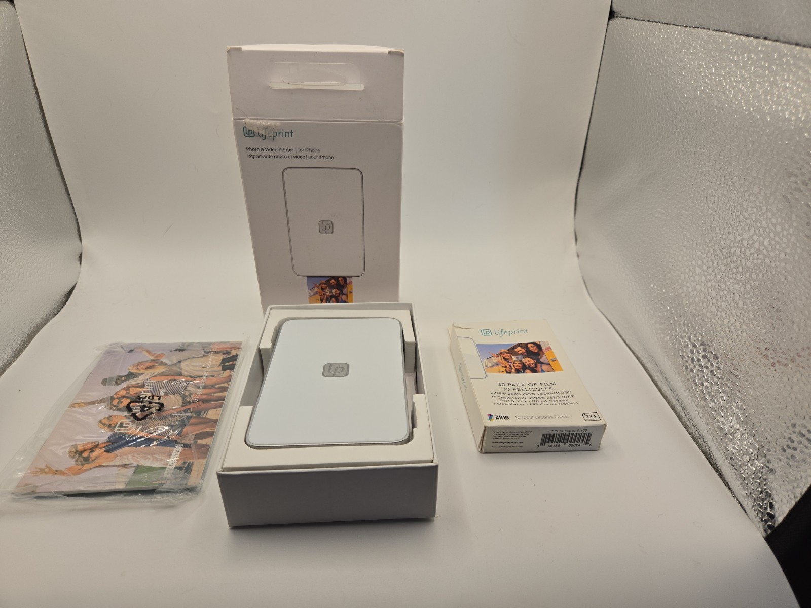 LIFEPRINT 2×3 Portable Photo/Video Printer for iPhone (iOS) /Android – White