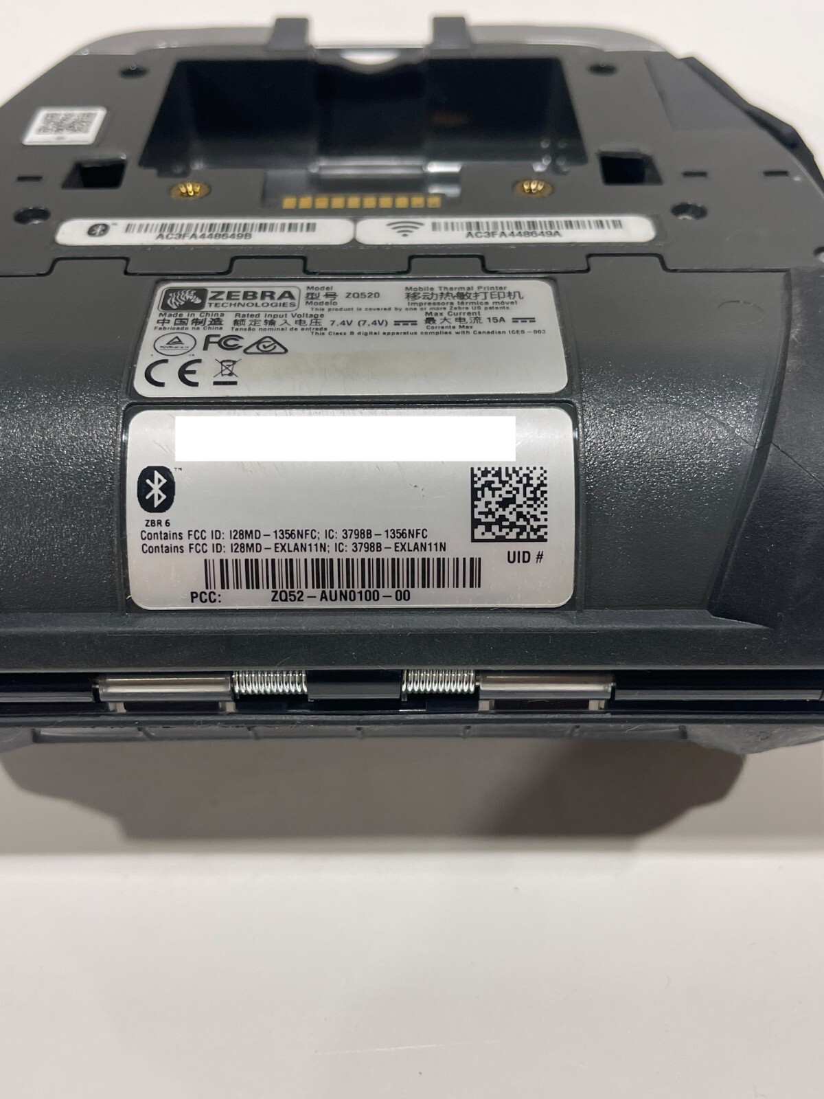 Zebra ZQ520 (ZQ52-AUN0100-00) Direct Thermal Mobile Printer