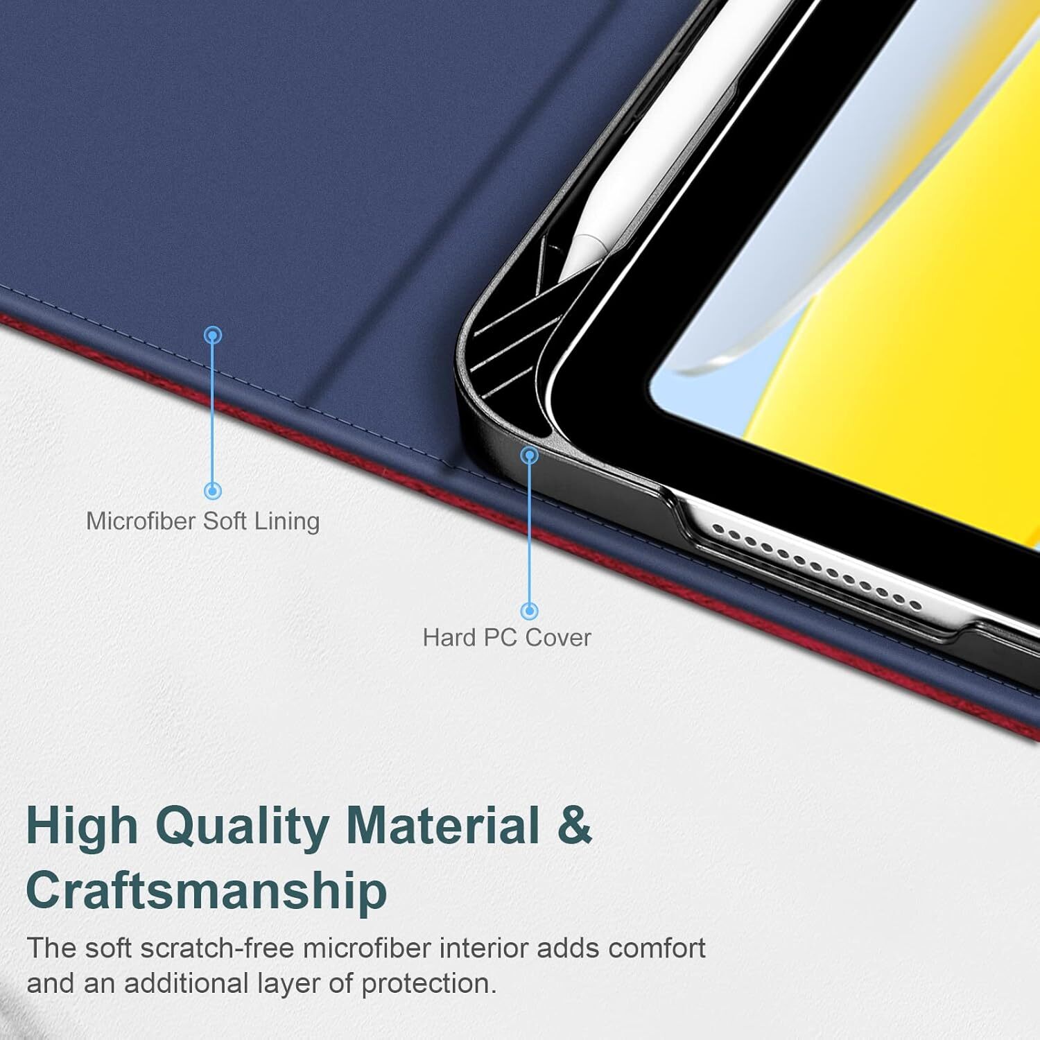 Folio Case for iPad (A16) 11th Gen 11 Inch (2025) MultiAngle Viewing Stand Cover