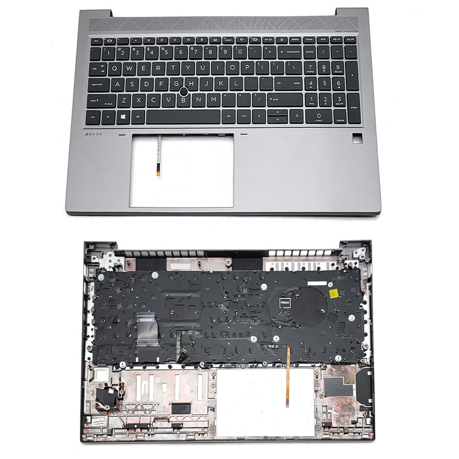 New For HP ZBook Firefly 15 G8 Palmrest US Backlit Keyboard Cover M35847-001 USA