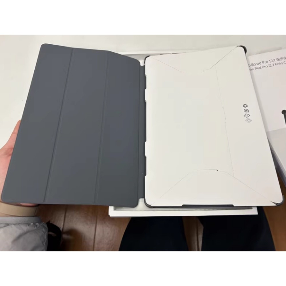 Original Leather Magnetic Folio Case For Lenovo Xiaoxin Pad Pro 12.7″ Gen 2-2025