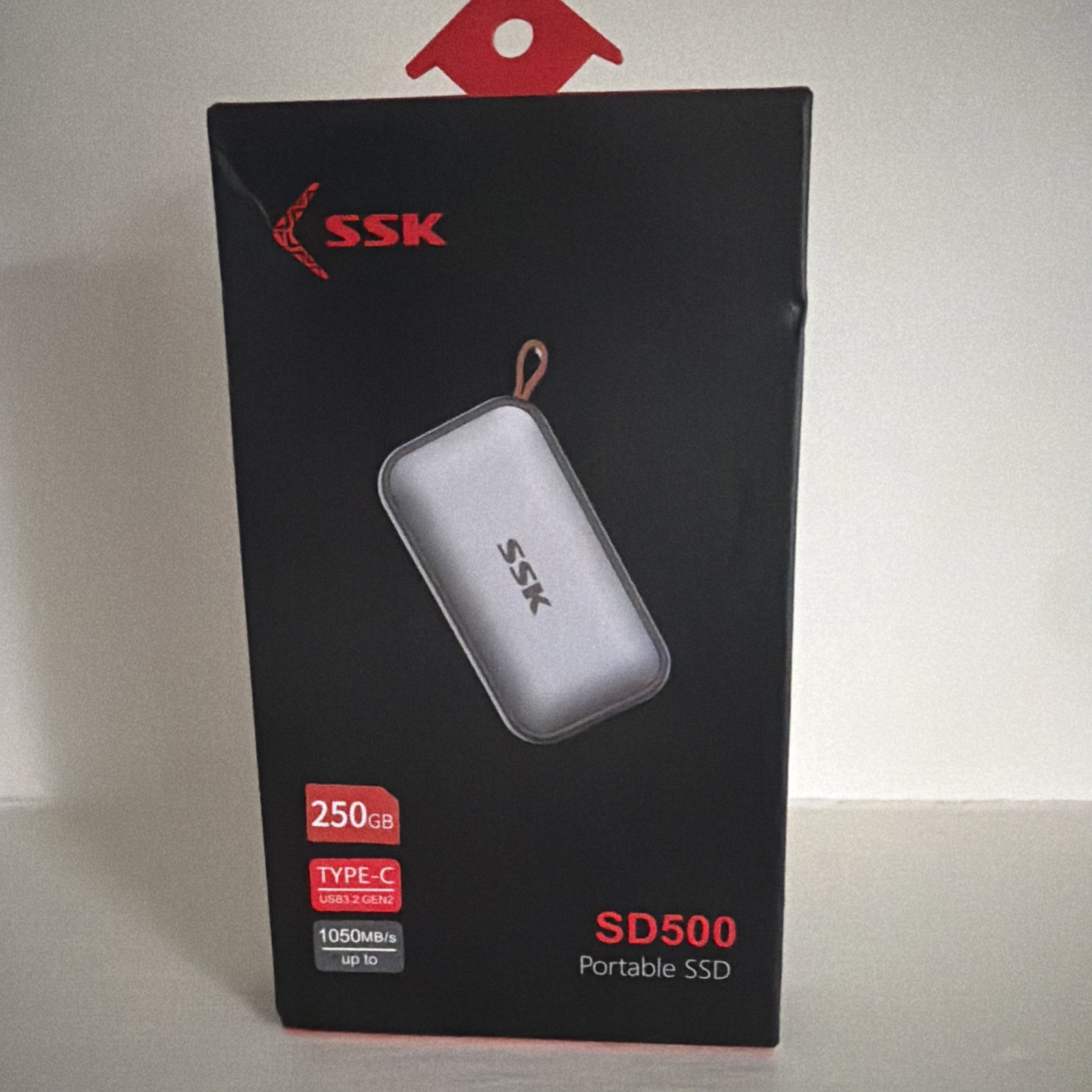 SSK 500GB Portable External. Type-C. USB3.2 Gen2. 1050MB/s. Sealed