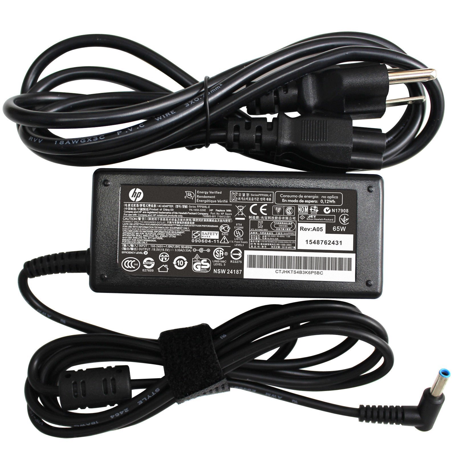 Genuine 65w Adapter Charger HP-Pavilion 15 Series 15-F009WM 15-F023WM 15-F039WM