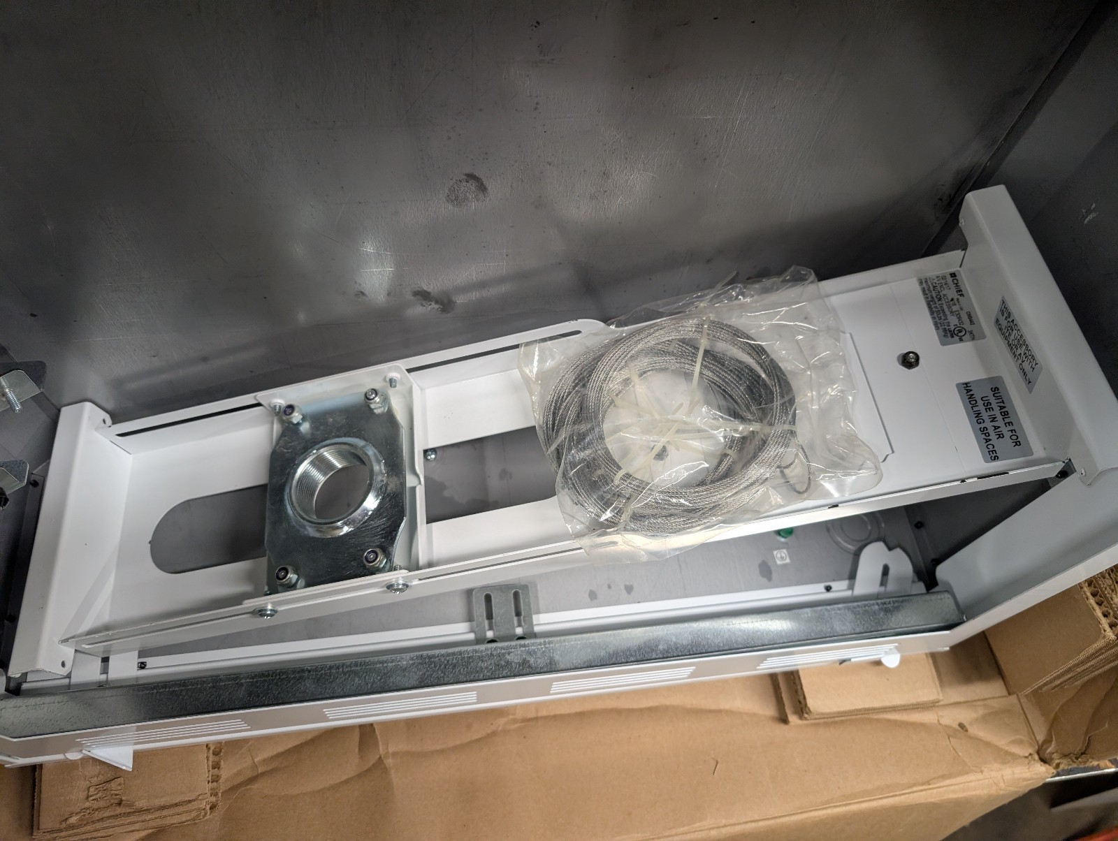 Chief CMS492C 2′ x 2′ Suspended Ceiling Storage Box Column Projector A/V Mount