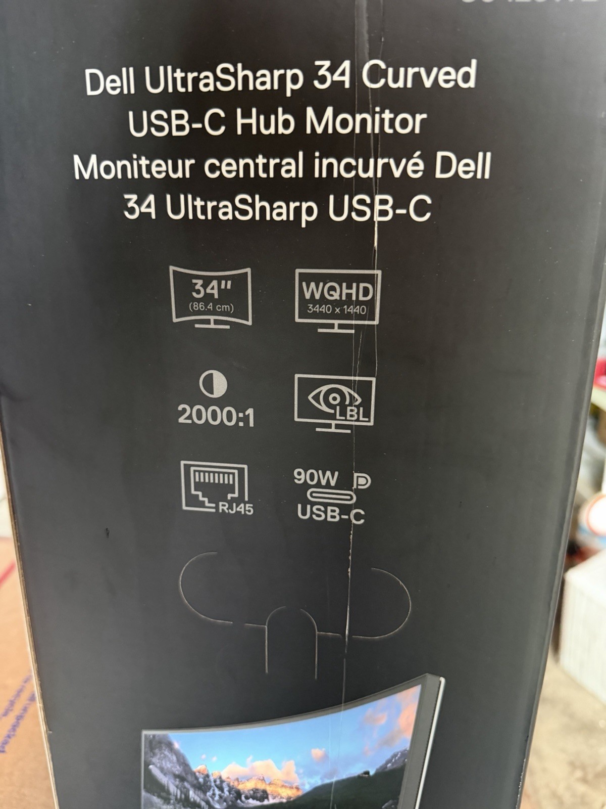 *NEW* DELL ULTRASHARP U3423WE 34″ CURVED THUNDERBOLT 120Hz WQHD IPS MONITOR