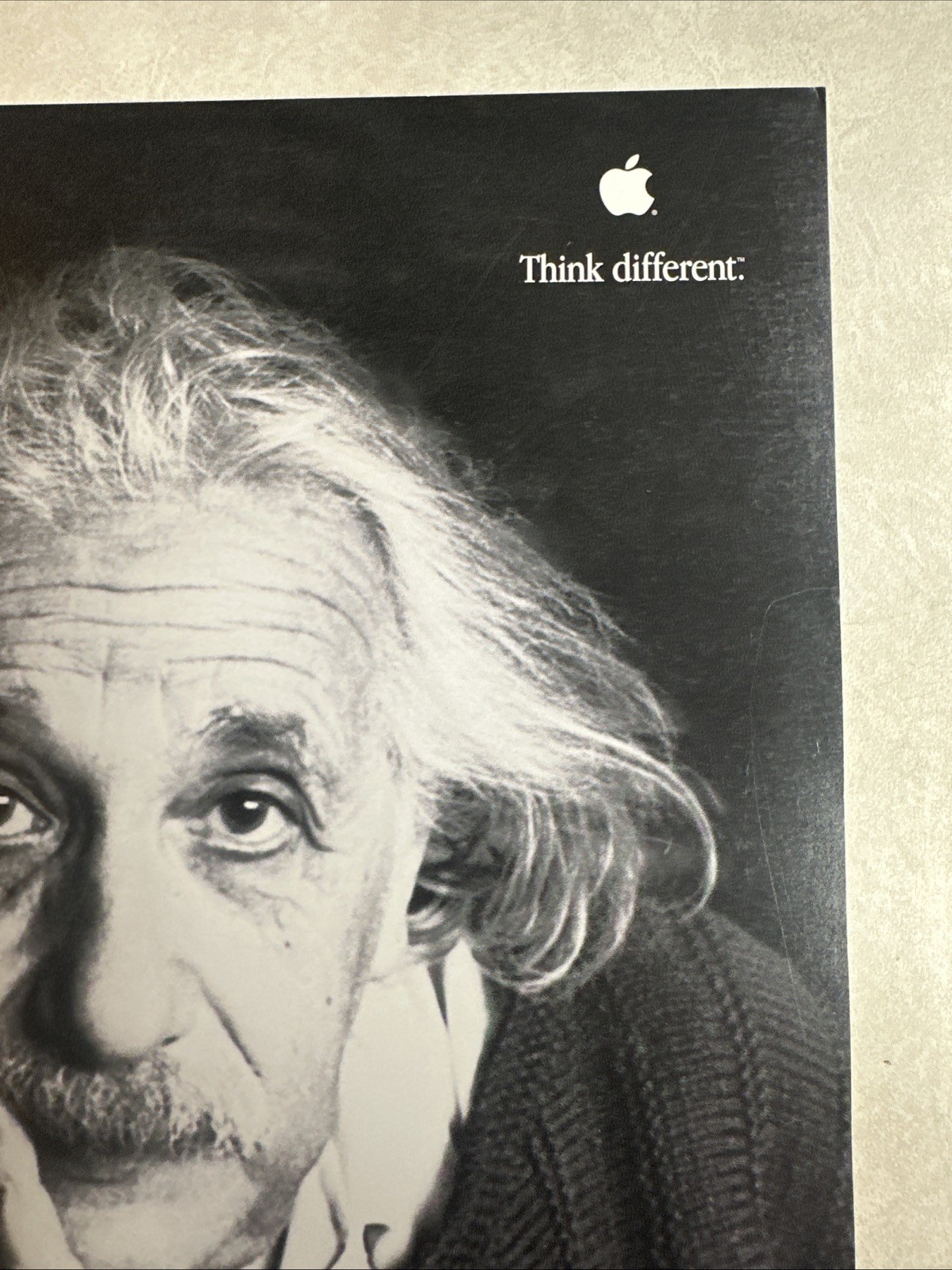 Apple Think Different Ad Campaign Poster Albert Einstein Questioner 11” X 17”