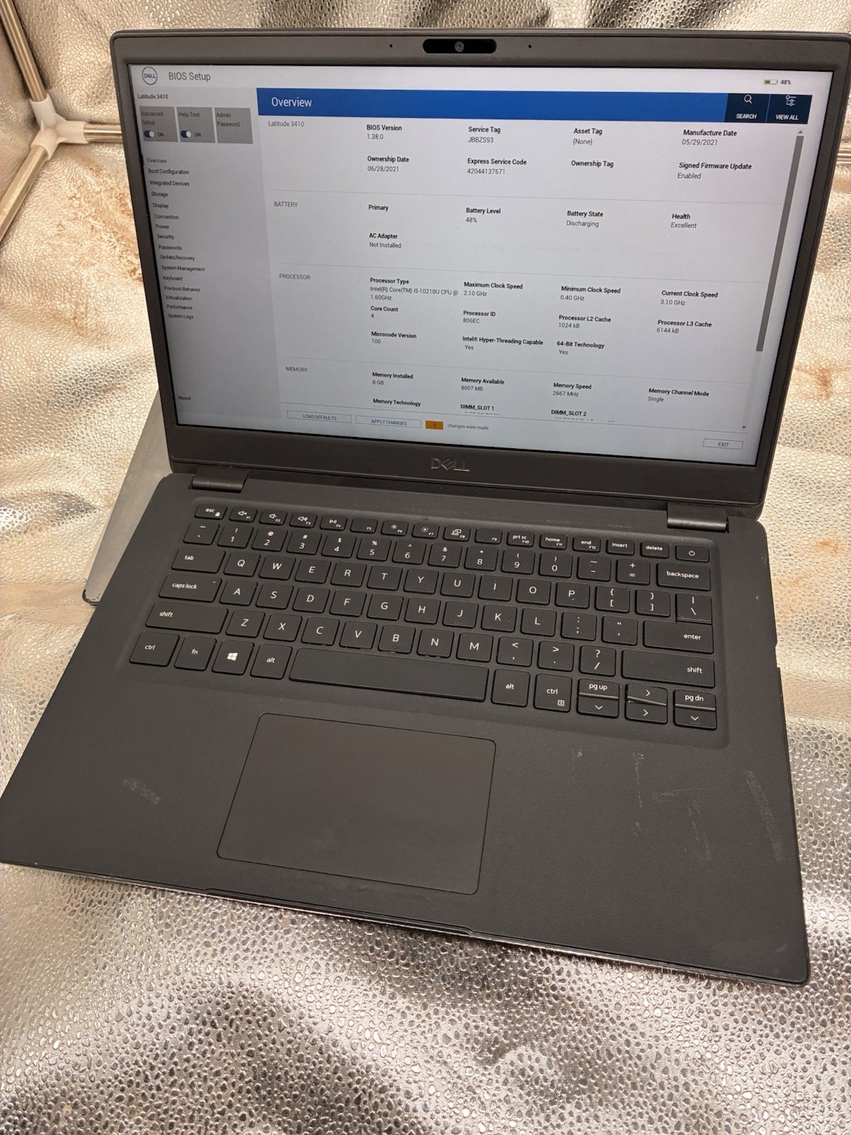 Dell Latitude 3410 Touchscreen i5-10210U 8GB RAM 256GB SSD Windows 11 READ