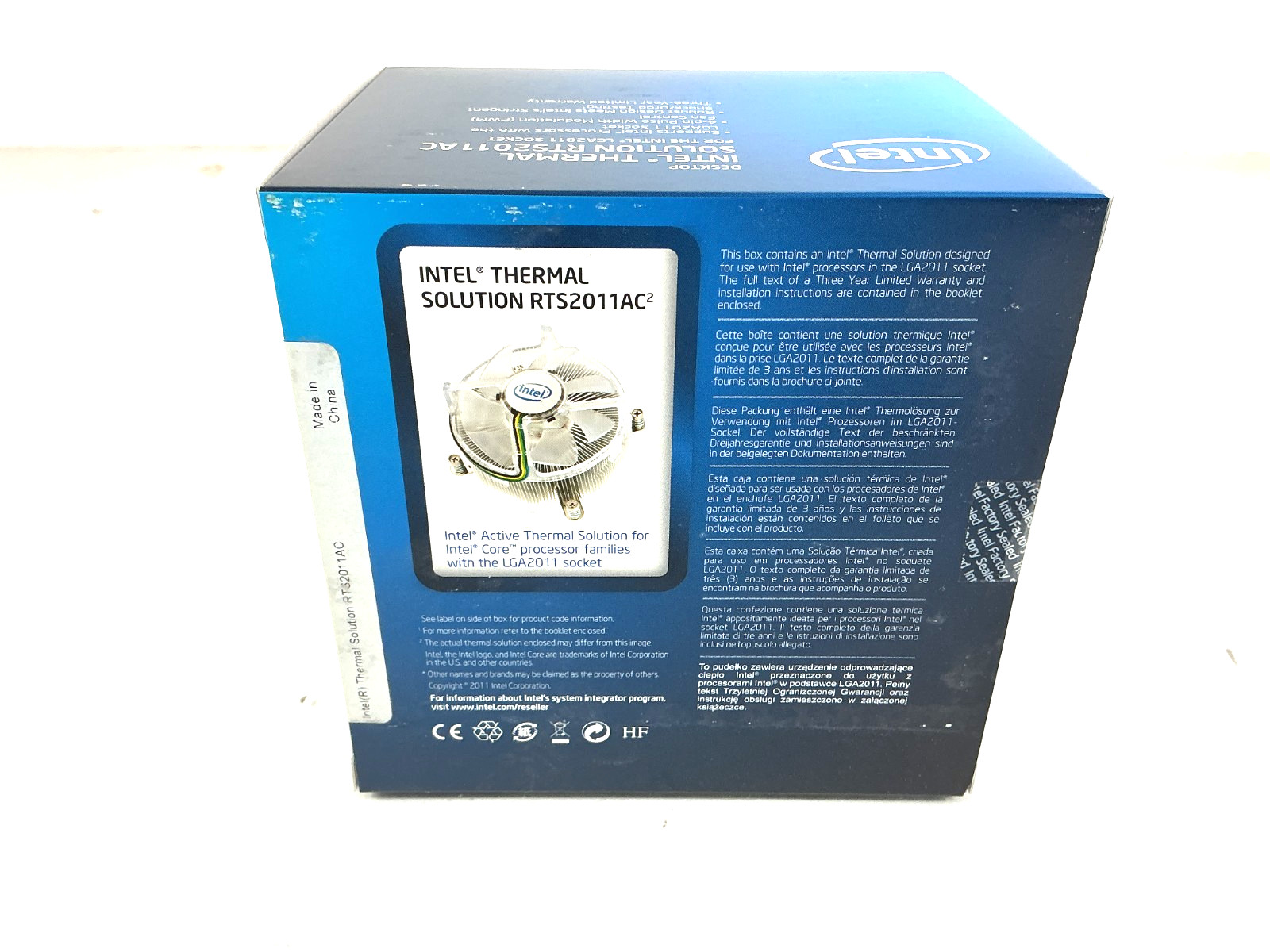 Intel BXRTS2011AC Active Air-Cooled CPU Thermal Solution Heatsink & Fan