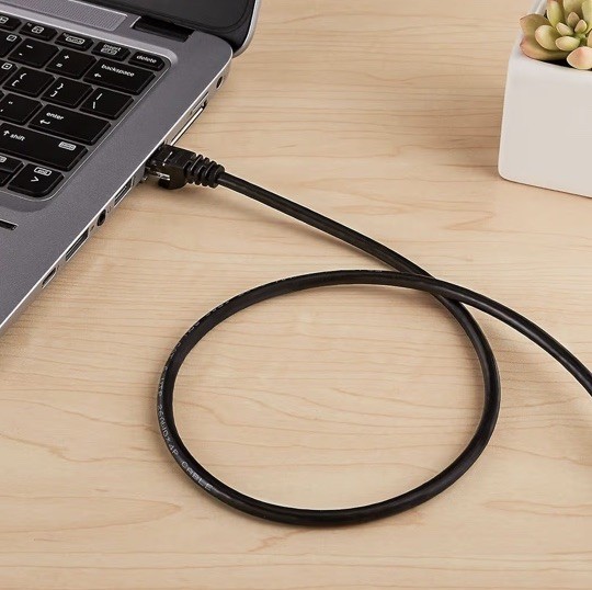 NEW Amazon Basics 10 Foot Black RJ45 CAT 6 Ethernet Patch Cable 10Gbps 250MHz