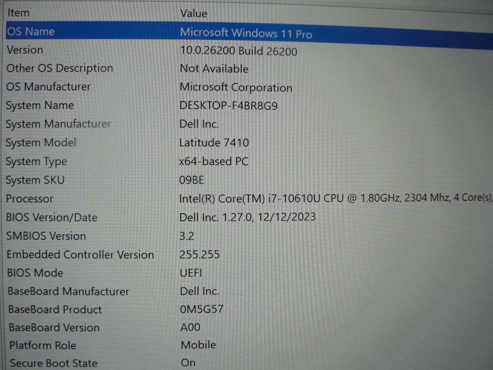 Dell Latitude 7410 14” FHD TOUCH i7-10610U 1.8GHz 16GB RAM 512GB SSD +Charger