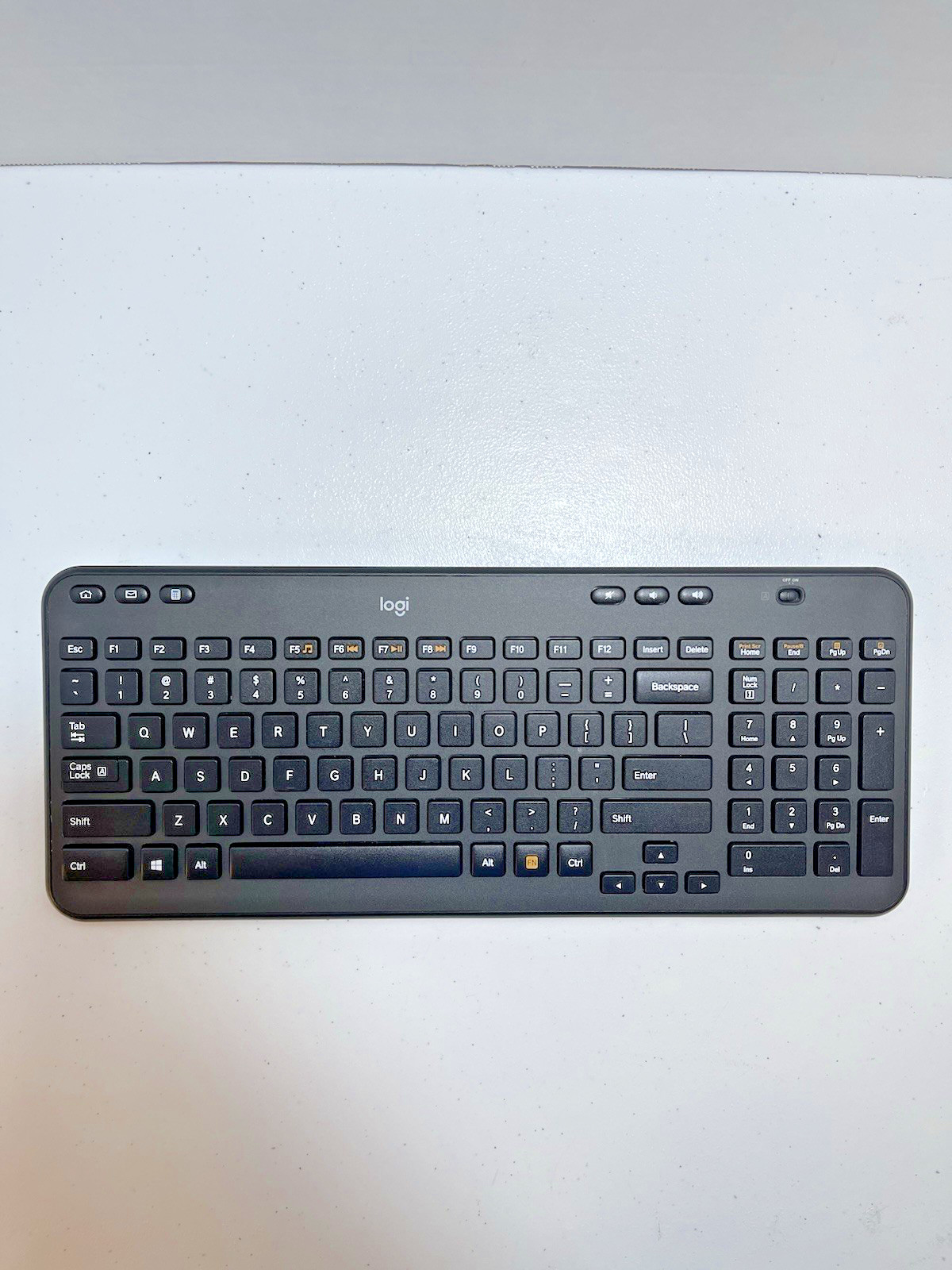 Logitech K360 Wireless Keyboard Black QWERTY No Dongle