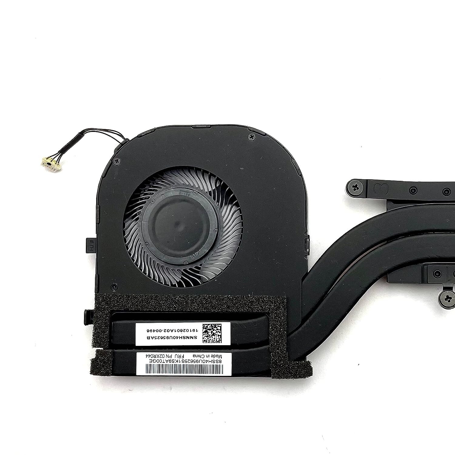 CPU+GPU Cooling Fan with Heatsink for Thinkpad X1 P1 Extreme 2nd Gen 02XR044