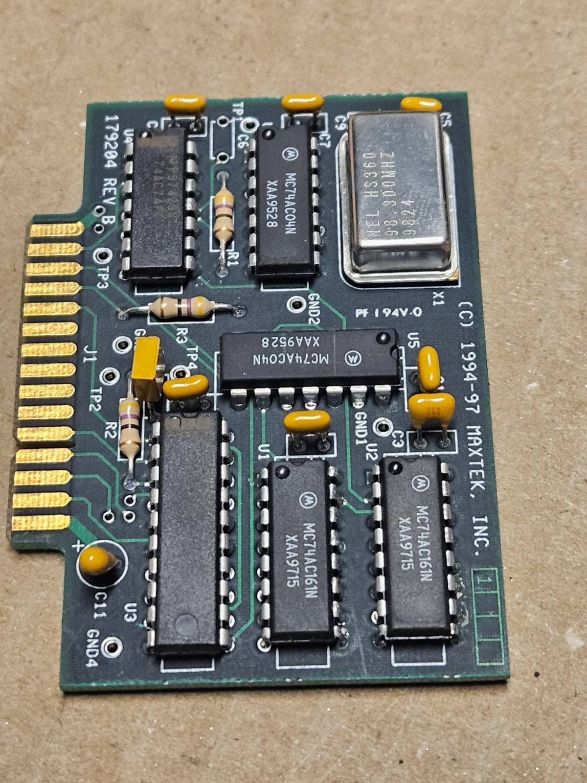Maxtek MDC-360 PCB 179404 Rev B Board – Working Pull