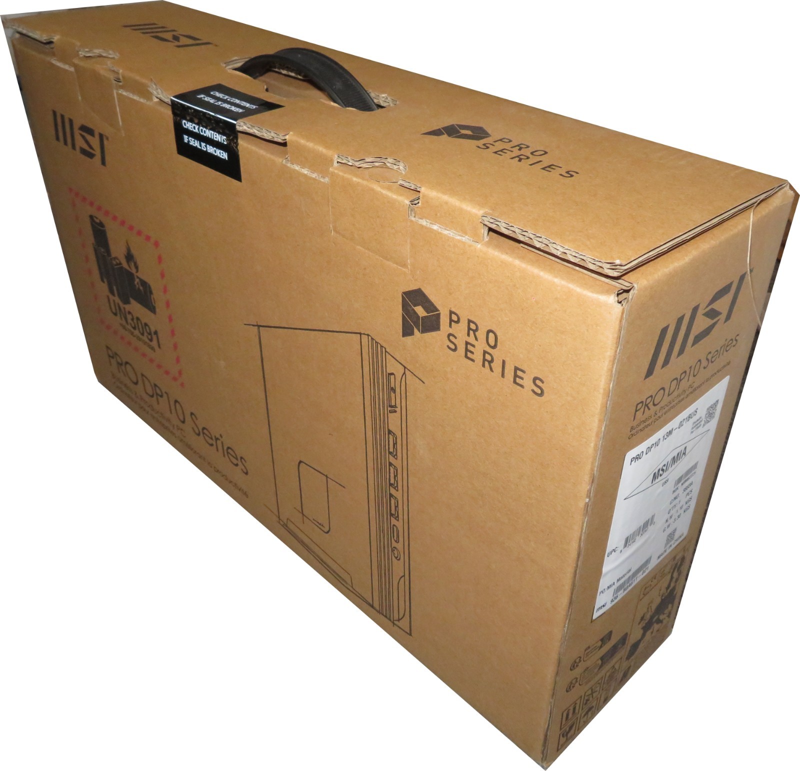 MSI PRO DP10 13M-021BUS Barebone SFF Mini PC Intel i7-1360P CPU Wi-Fi 6E NEW