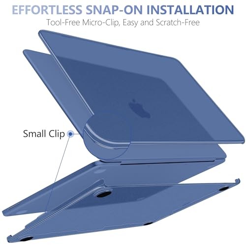 4-in-1 Bundle for New MacBook Neo 13 inch Case 2026 Release Model Matte Indigo