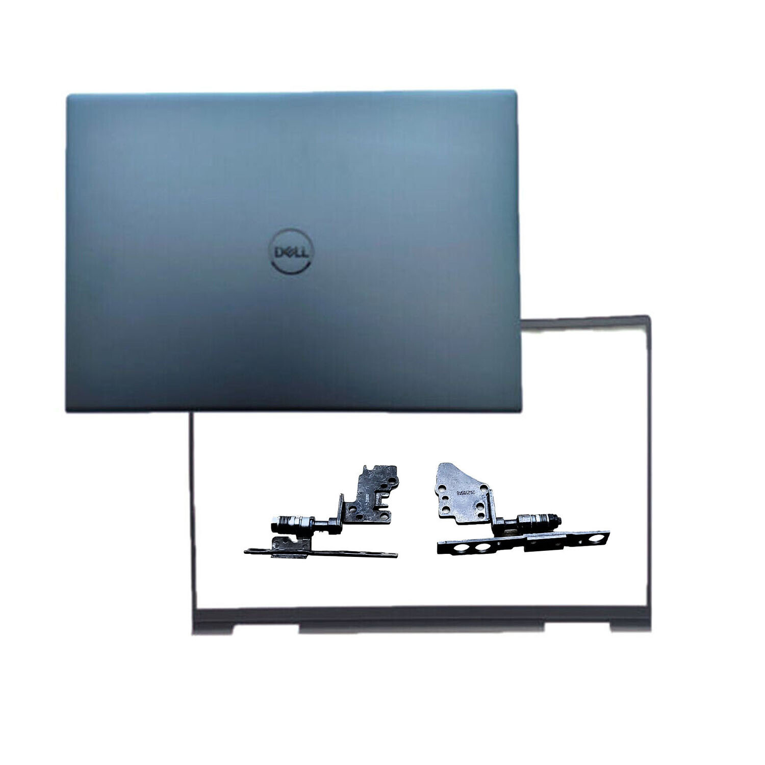 Blue For Dell Inspiron 16Plus 7610 Top Lid Back Cover & Bezel/ Hinges 0HNYF4 US
