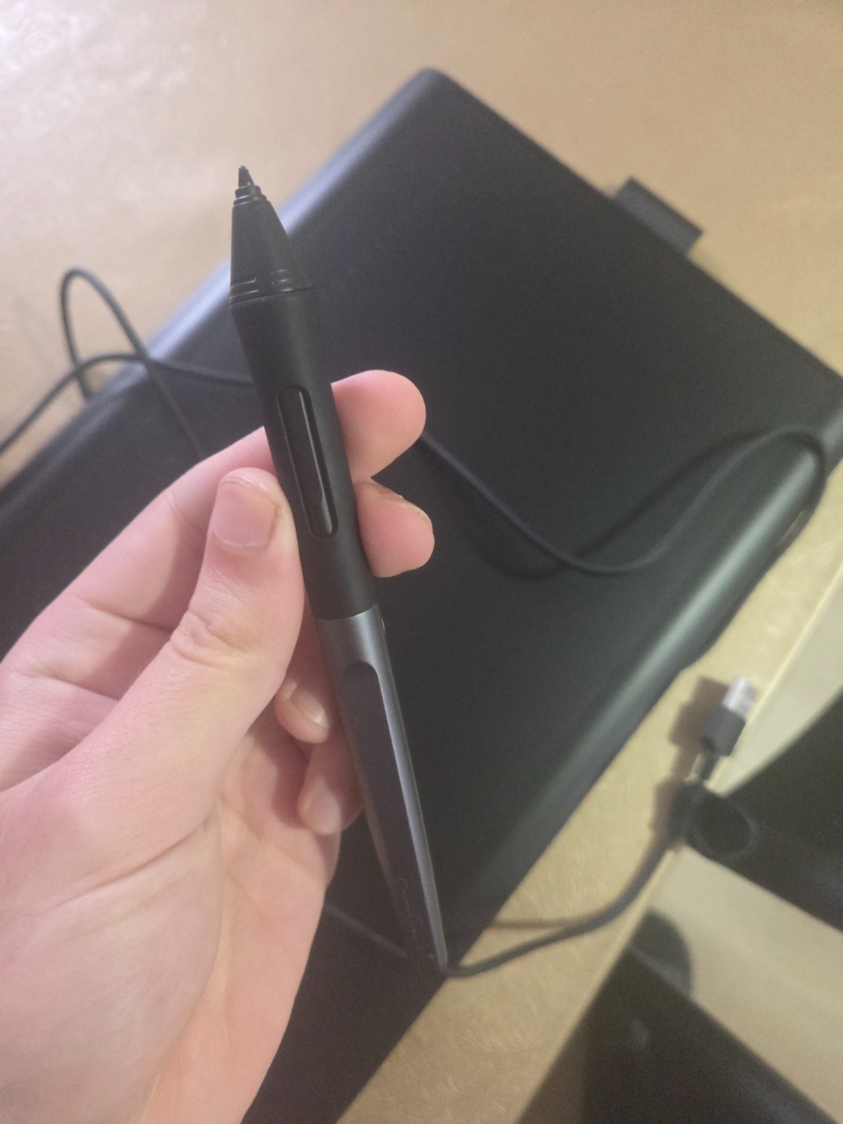 HUION tablet for digital art for Mac, Windows and android, black color,