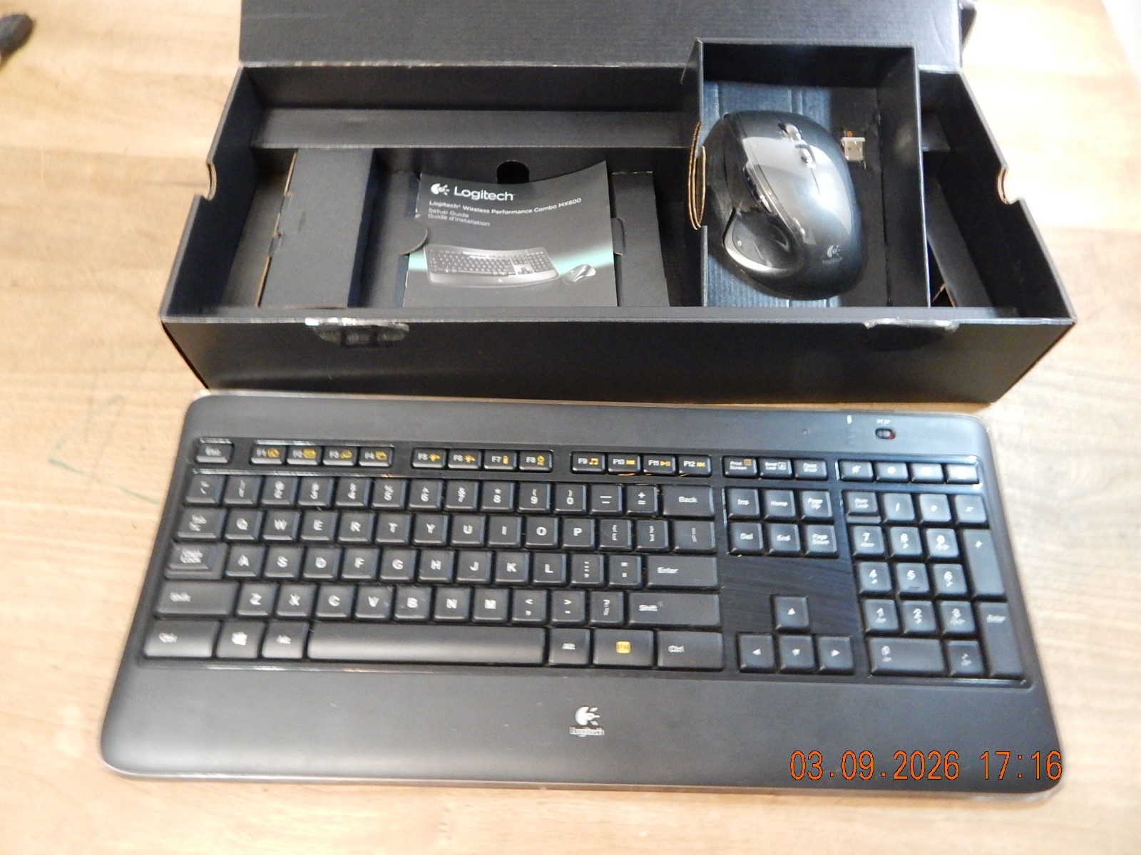Logitech MX Master 2S Wireless Mouse AND the K800 Wireless Illuminated Keyboard