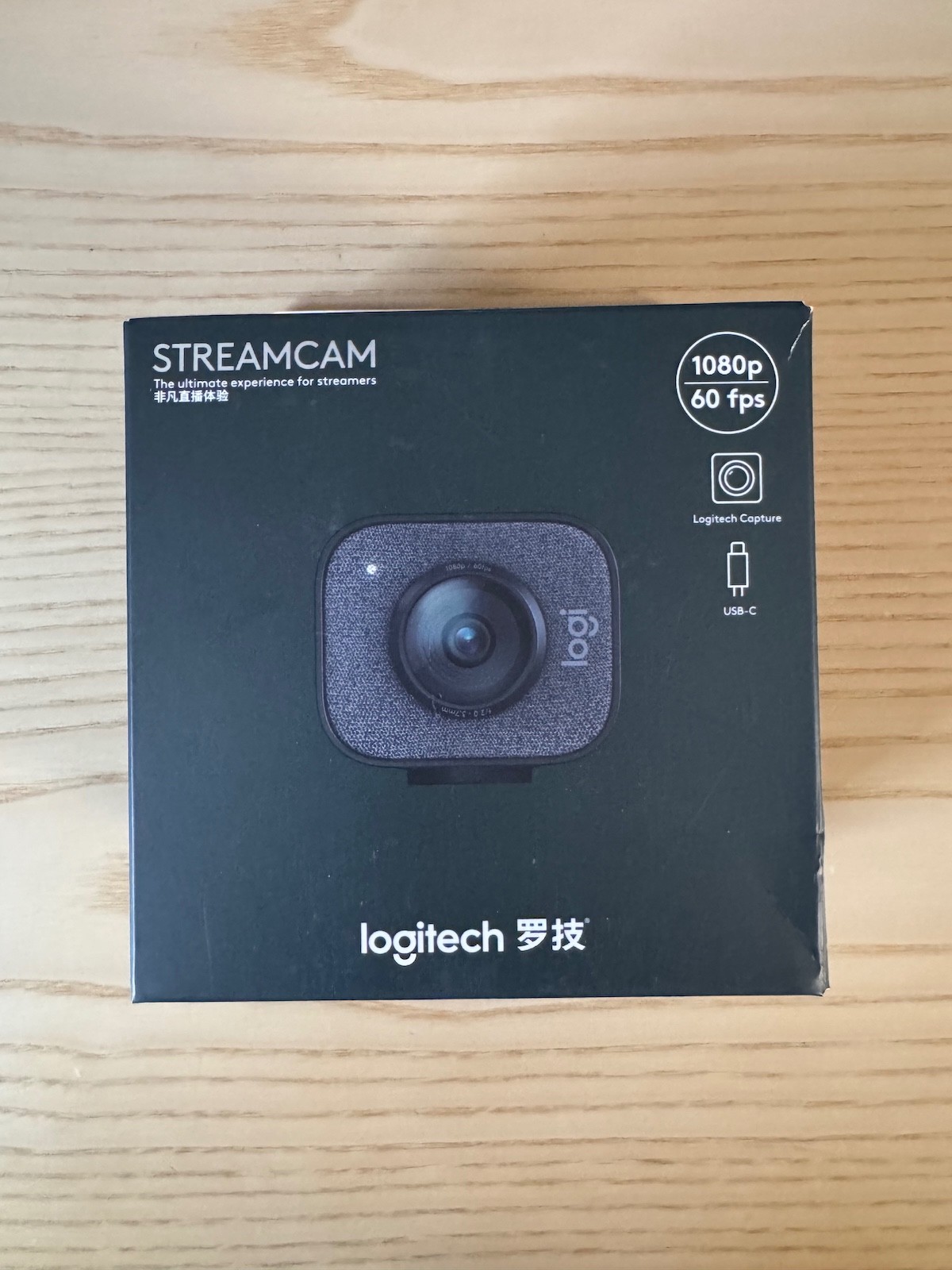 Logitech Streamcam Webcam 1080p 60fps Logitech Capture USB-C Graphite
