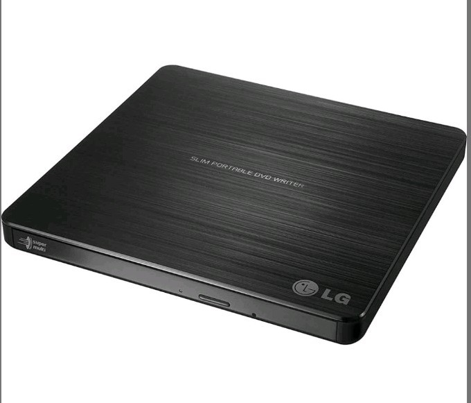 LG Ultra Slim External Portable DVD Writer For Apple Mac & Windows, GP50NB40
