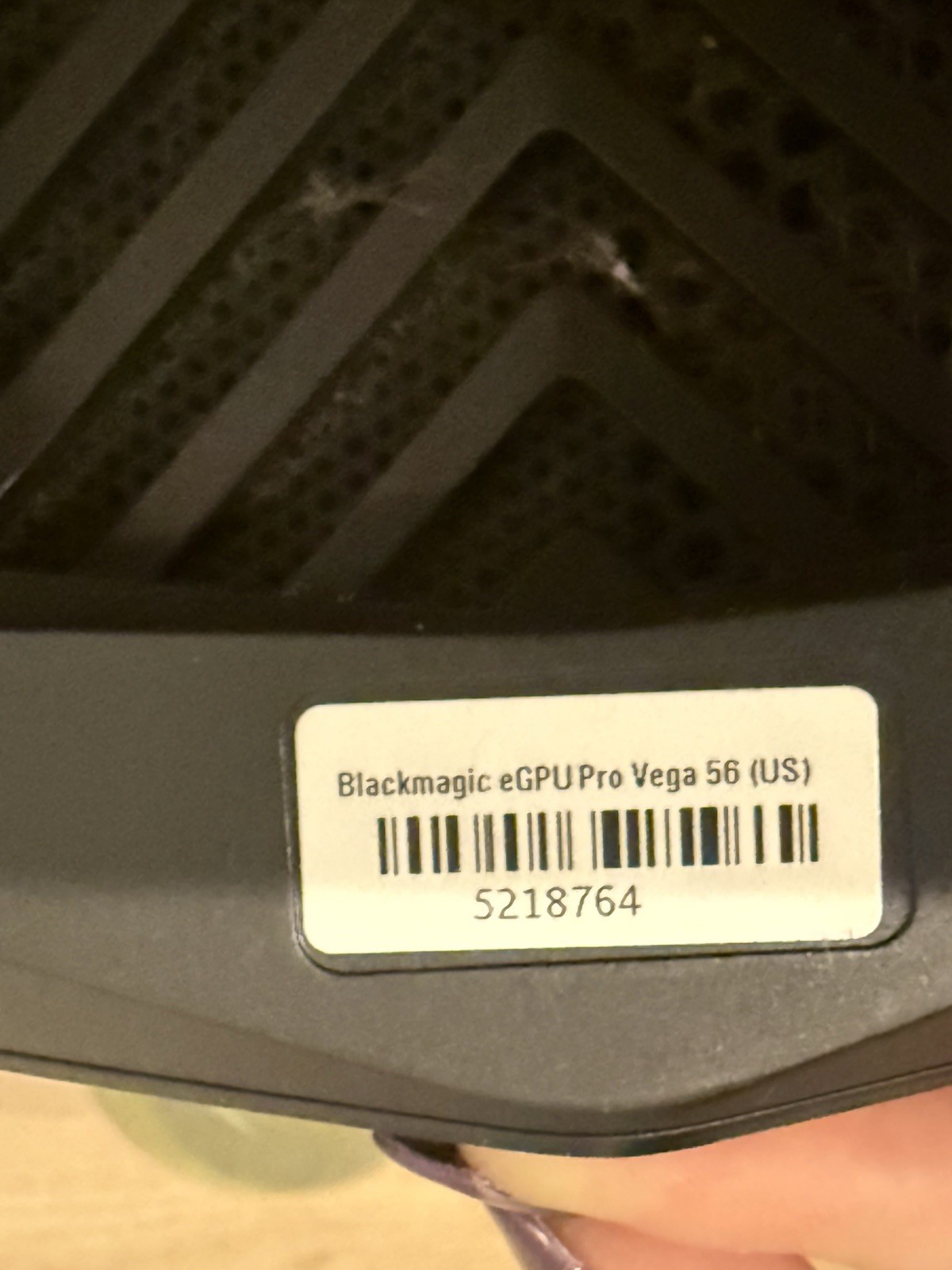 Blackmagic Design eGPU Pro – AMD Radeon RX Vega 56 – External GPU