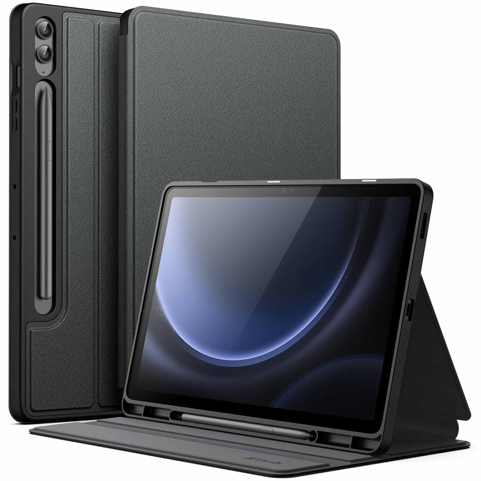 JETech Case for Samsung Galaxy Tab S9 FE+ / S9 FE Plus with S Pen Holder