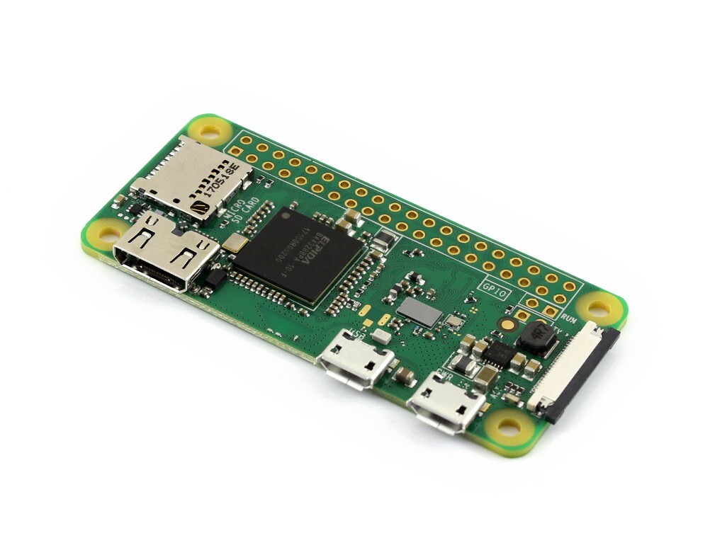 Raspberry Pi Zero W Kit with Waveshare Accessory, Built-in WiFi and Bluetooth
