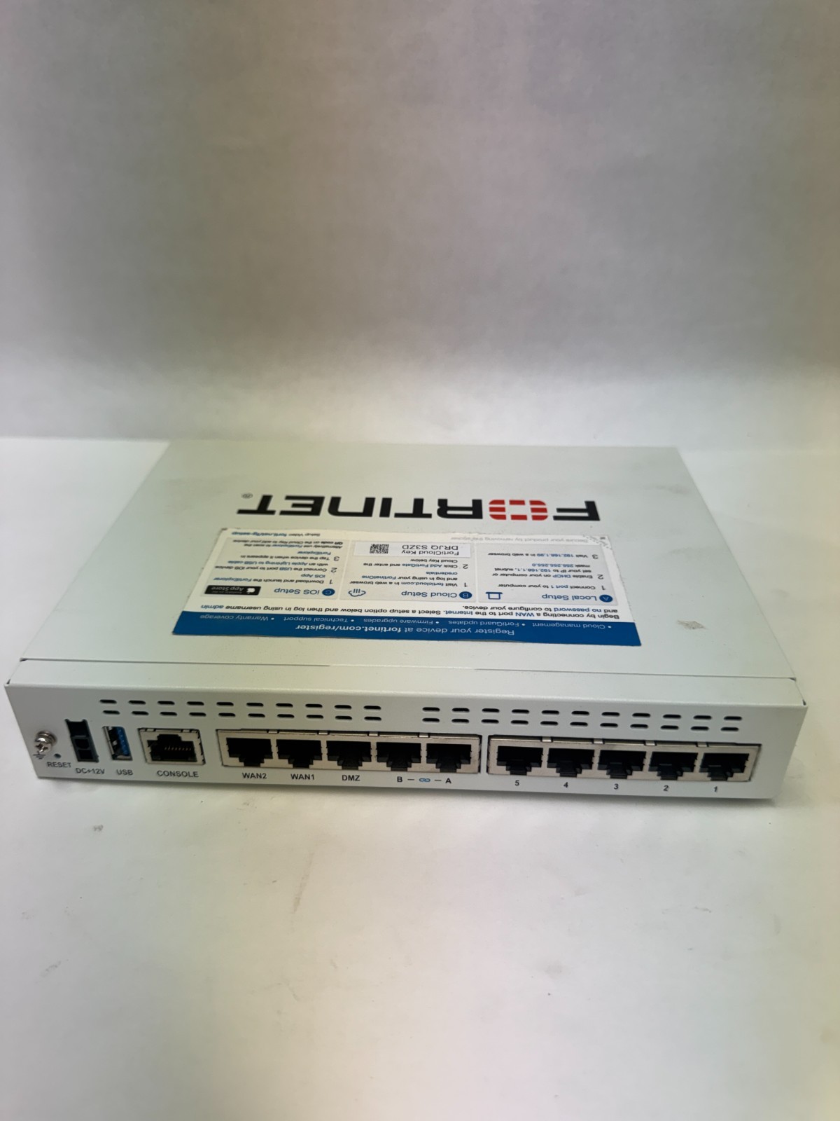 Fortinet FortiGate FG-40F Network Security Firewall – No Power Supply