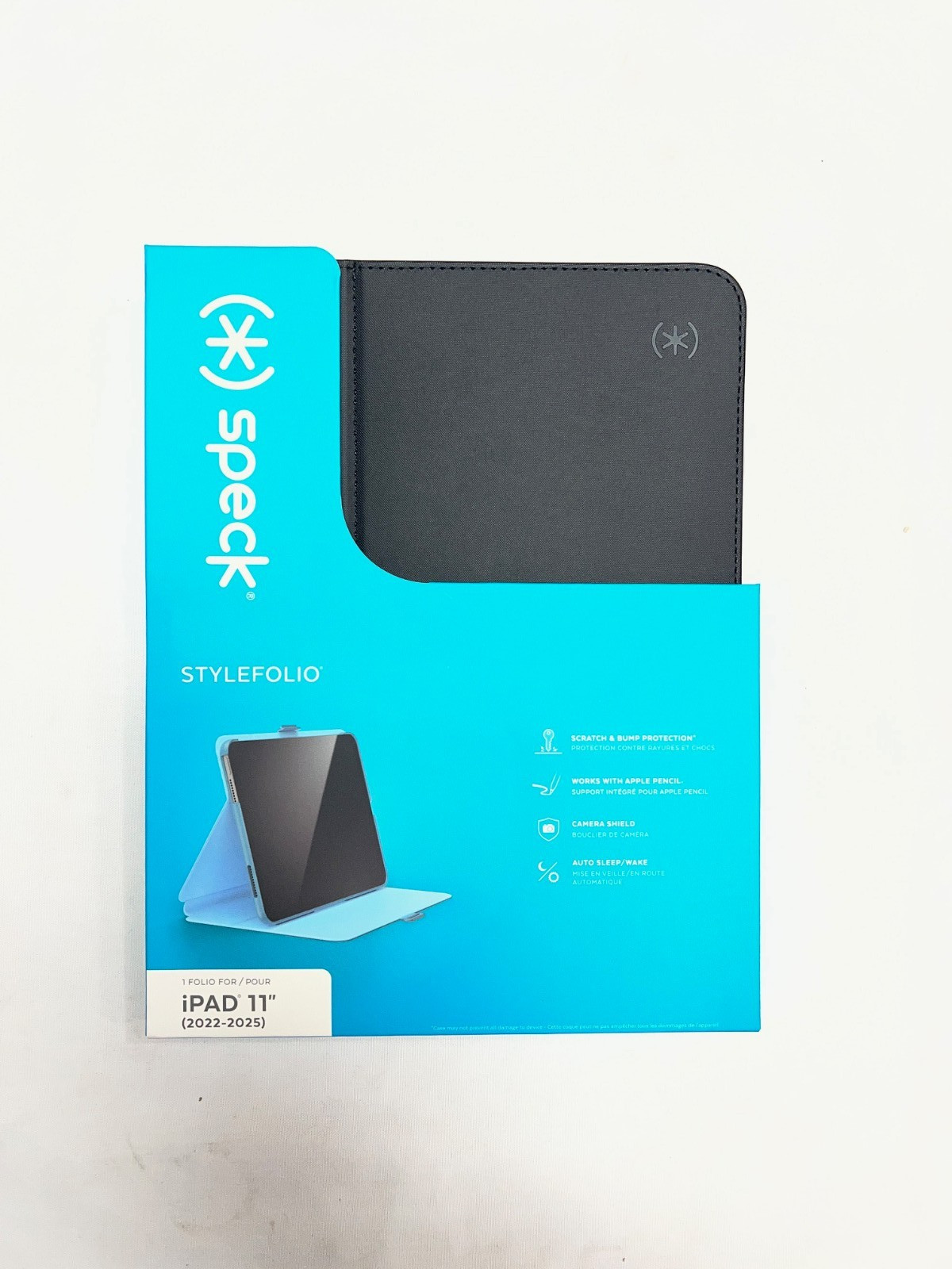 Speck Products iPad (10th Gen – 2022) Stylefolio with Microban Black/Slate Grey