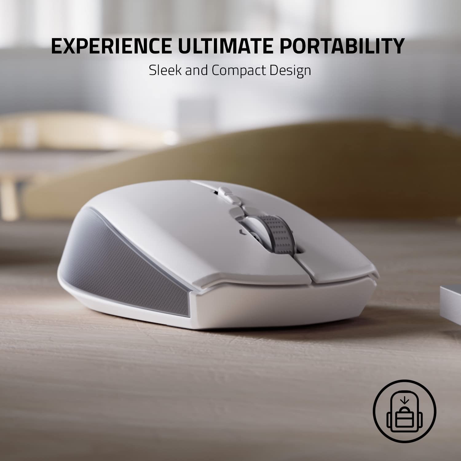 Razer Pro Click Mini Portable Wireless Mouse Sleek Compact with HyperScroll