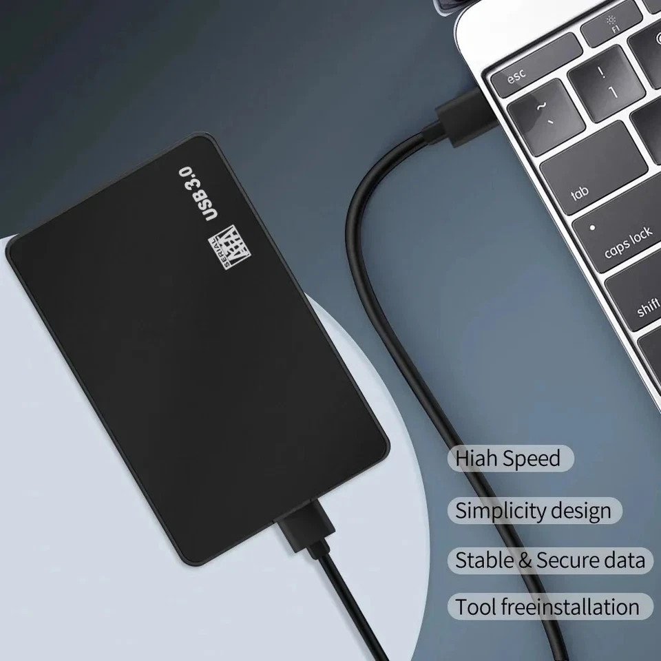 2.5″ SATA USB 3.0 Hard Drive Disk HDD SSD Enclosure External Laptop Case