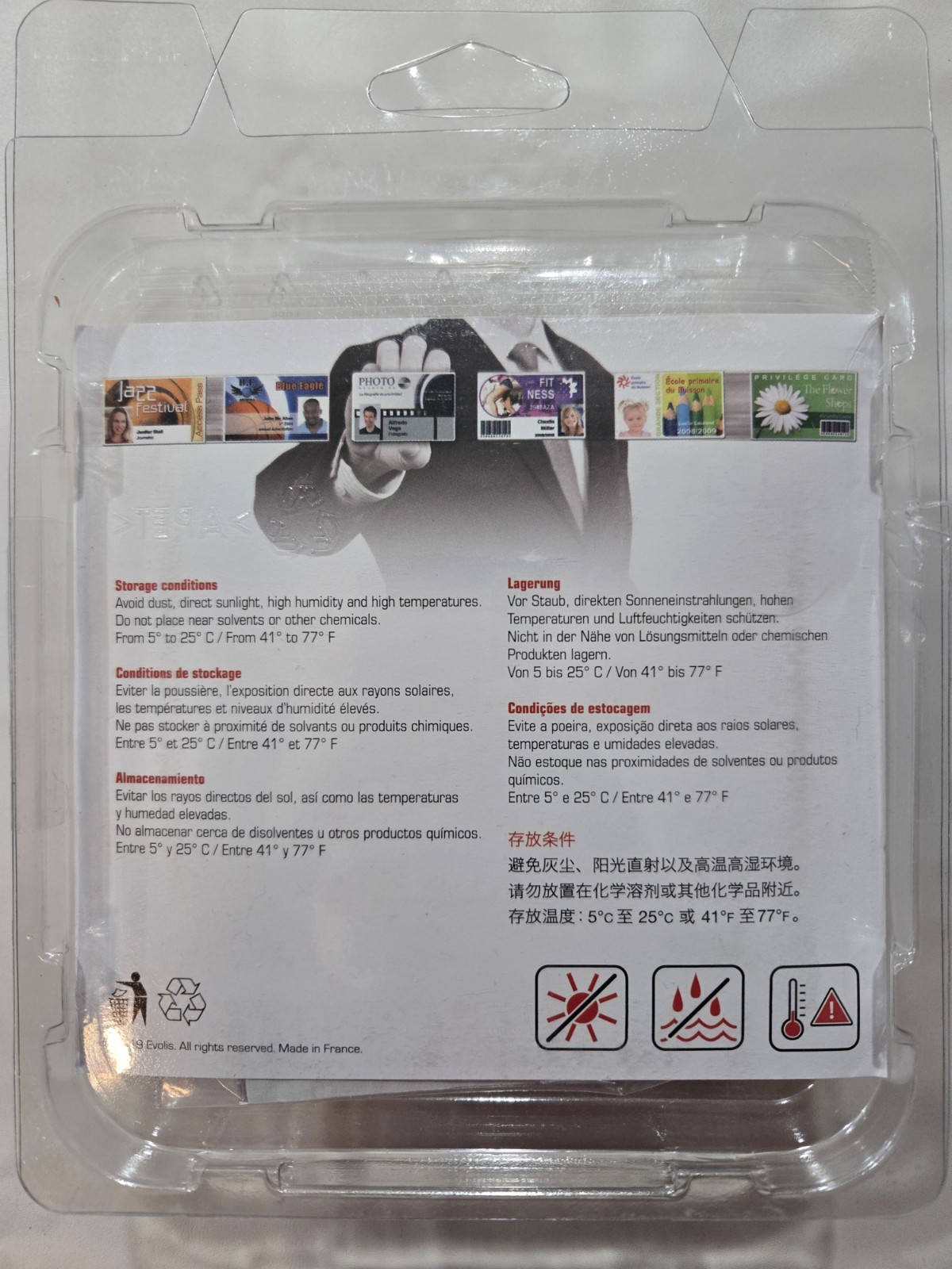 Evolis VBDG204EU Badgy-Basic Color Ribbon