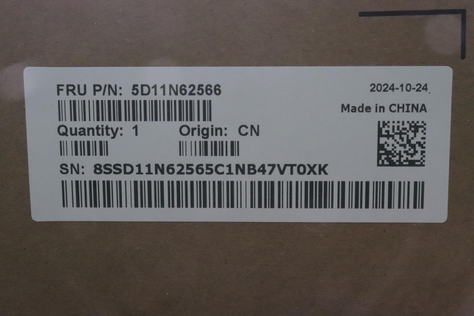 5D11N62566 FRU INX N160JCE-ELL C2 16.0 WUX