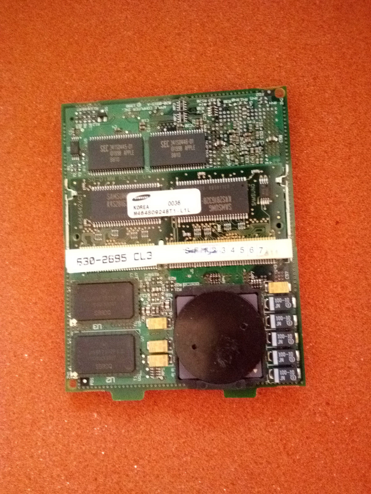 PowerBook G3 Wallstreet 250MHz CPU Processor Card Board 820-0915-A 630-2695 .