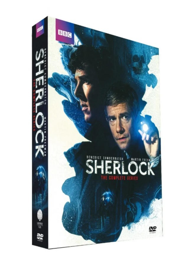 Sherlock: The Complete Series 1-4 & Abominable Bride {DVD, 9-Disc Box Set} New!