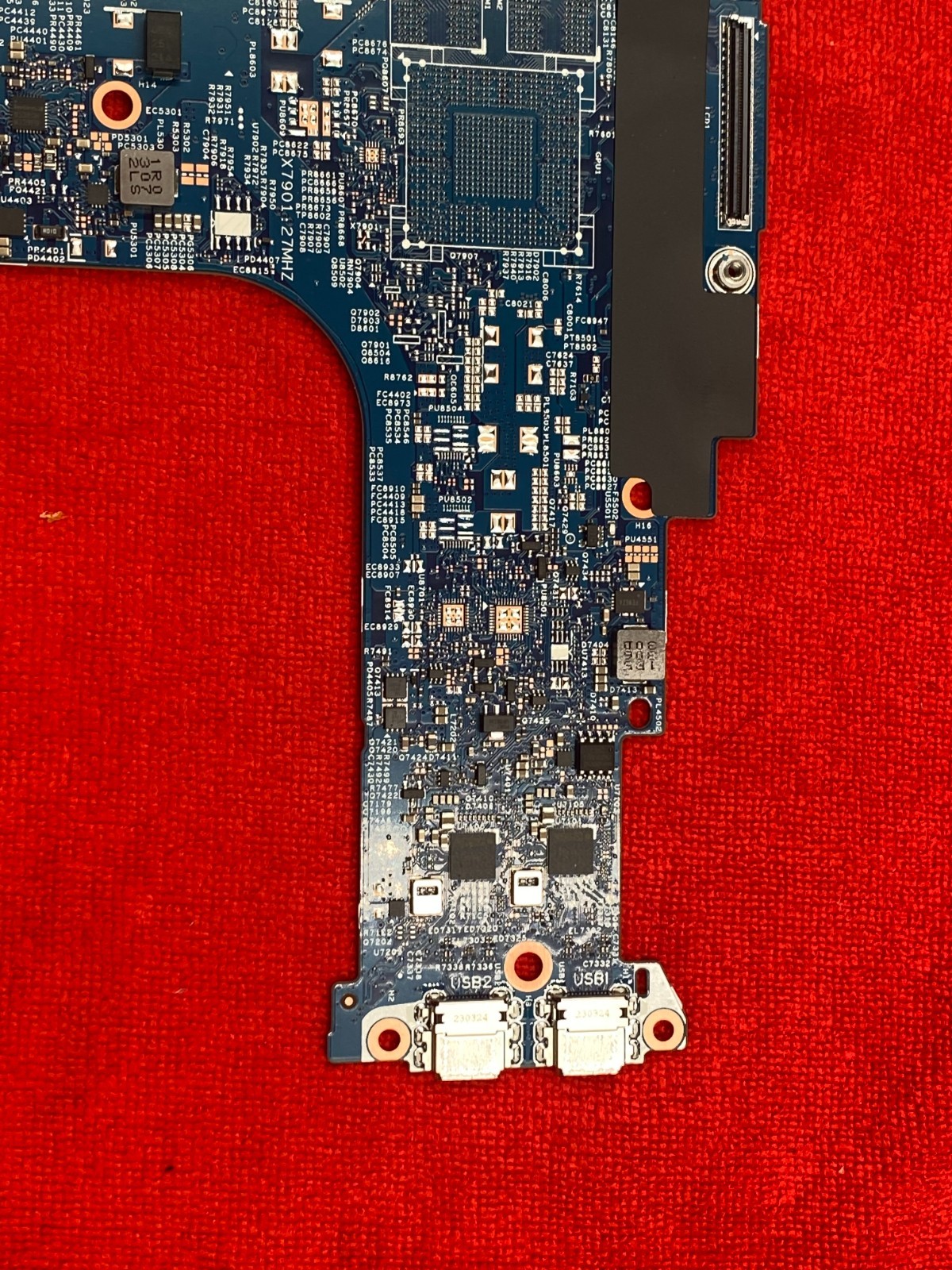 DELL PRECISION 3580 LAPTOP MOTHERBOARD i7-1360P(13th GEN) DDR5 02HV76 *BIOSLOCK*