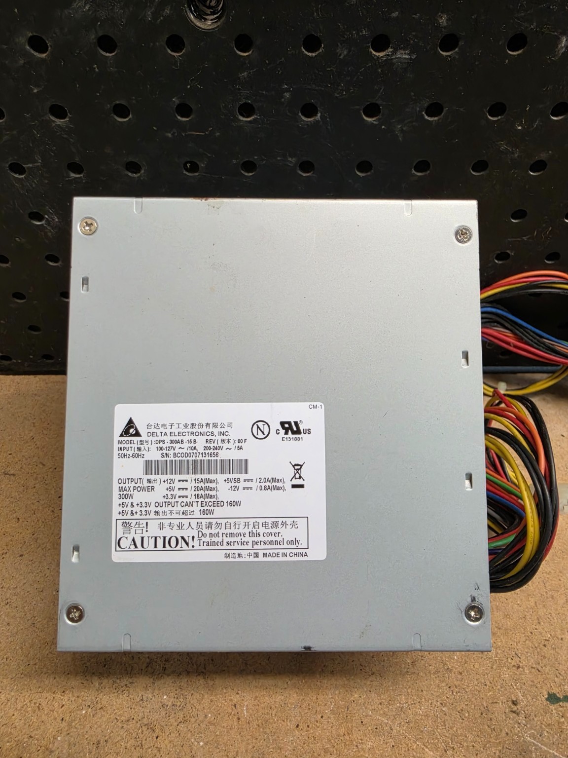 Delta Electronics DPS-300AB-15 B 300W Desktop Power Supply PSU OEM Tested Workin