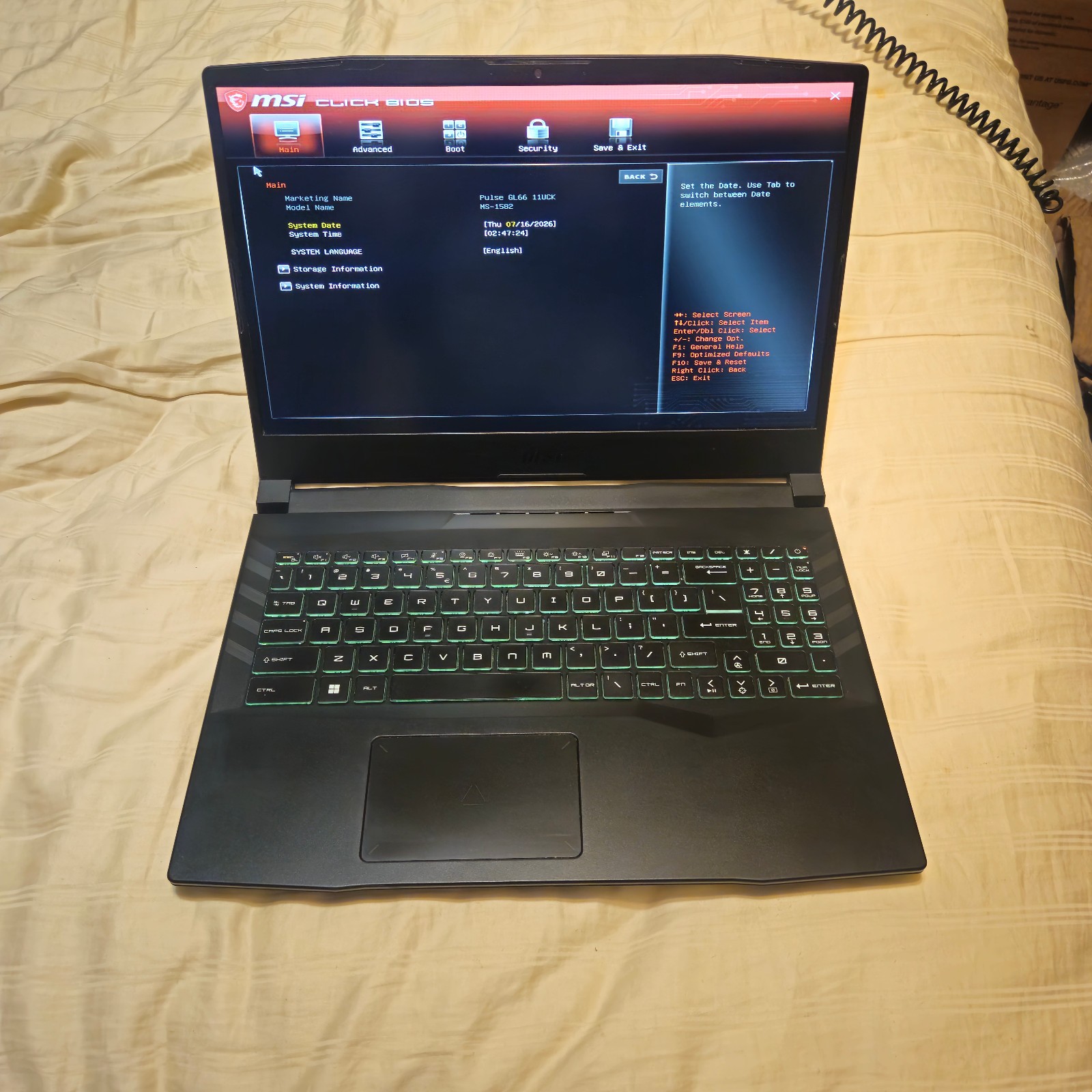 MSI Pulse GL66 (11UCK) – Intel Core i7-11800H, NVIDIA GeForce RTX 3050 Mobile