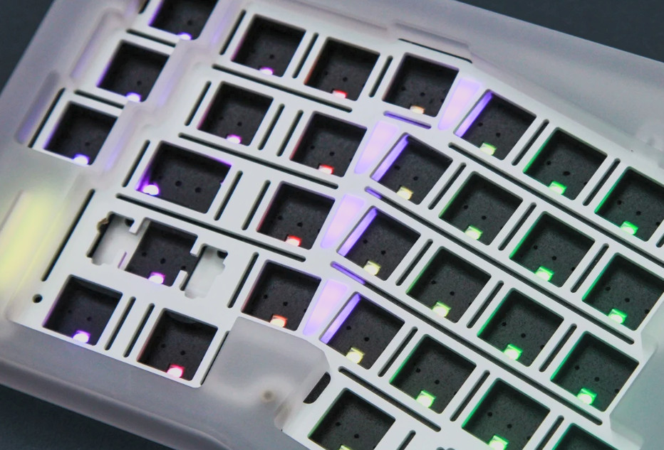Slice Mechanical Keyboard Kit Tri Mode Alice68 Acrylic Keyboard