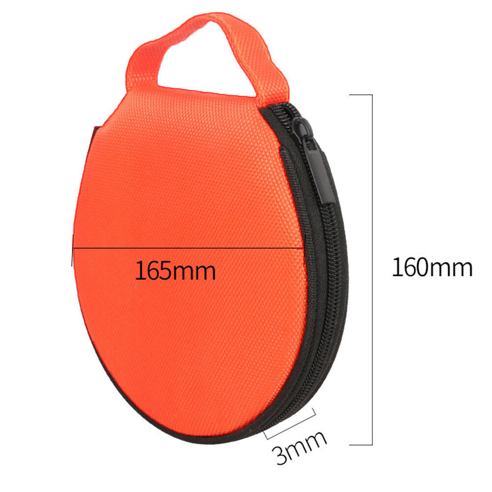 CD Discs Holder Case DVD Storage Car Round Disc Bag Travel 20 Disc Bag Pouch US