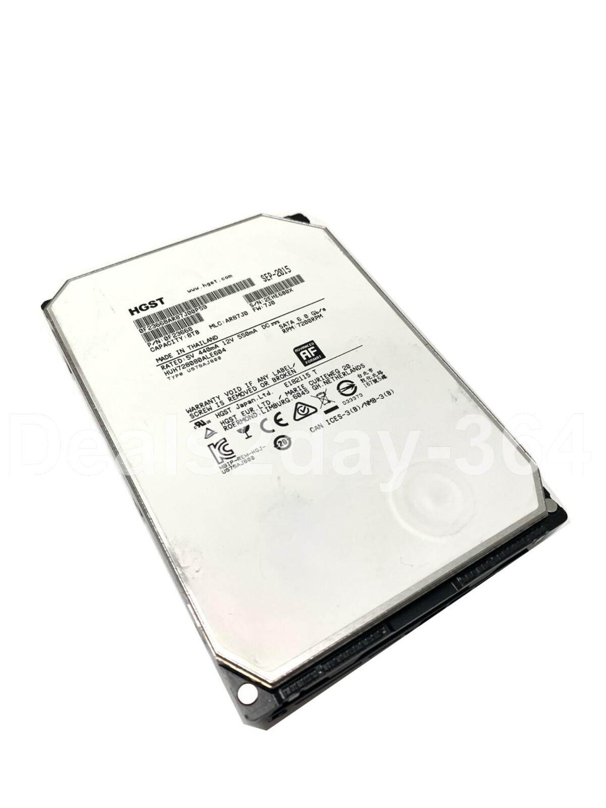 Compatible HGST Ultrastar He8 8TB SATA 6Gb/s 3.5″ Enterprise HDD HUH728080ALE604