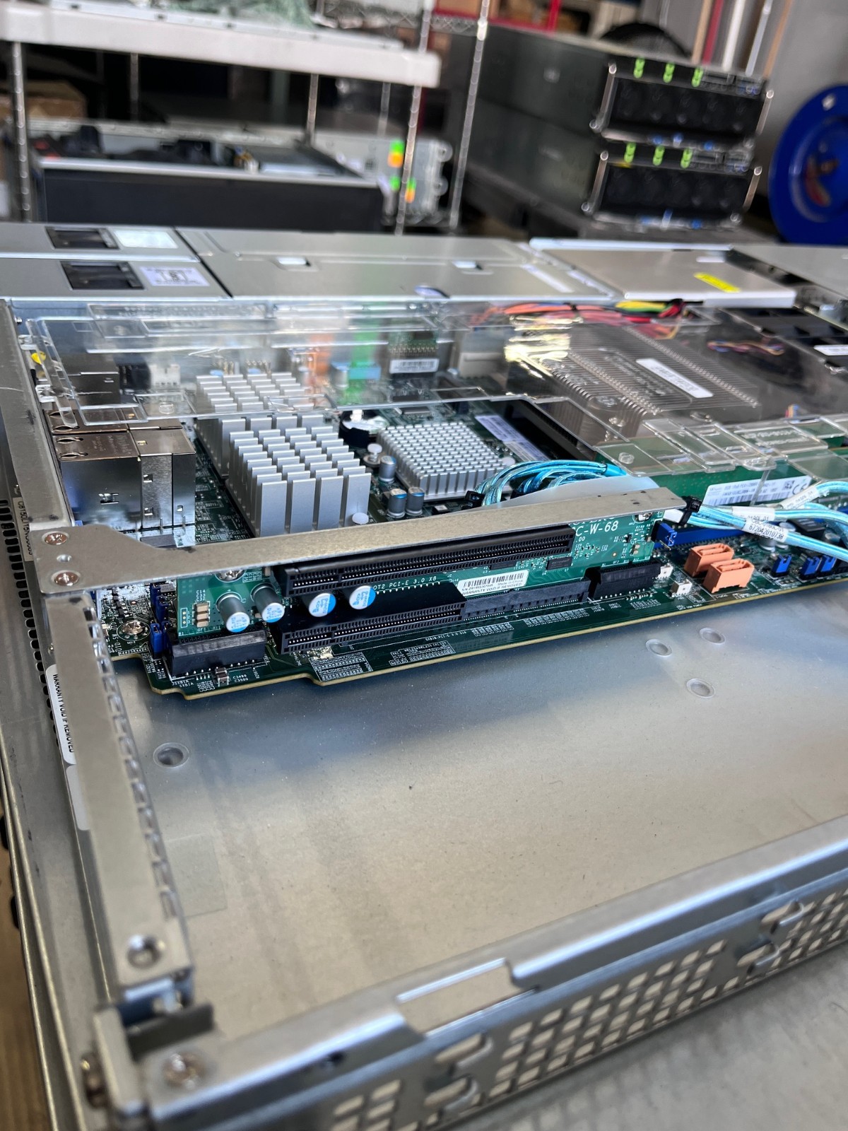 1U Edge Server X11SWW-4TF E3-1270 V6 16GB DDR4 4x 10GB-T 2x PCi-E M.2 NVME 2xPSU