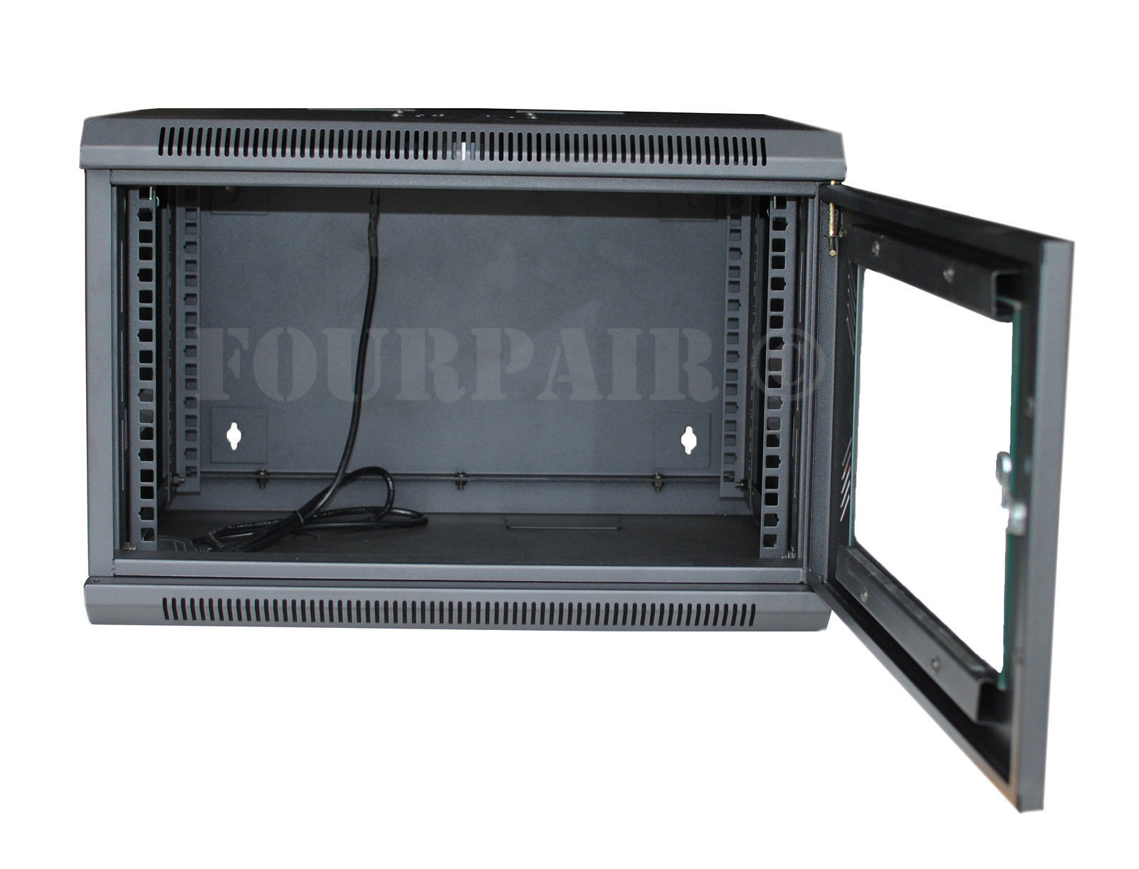 6U IT Wall Mount Network Server Data Cabinet Rack Locking Lock & Key – 24″ Deep