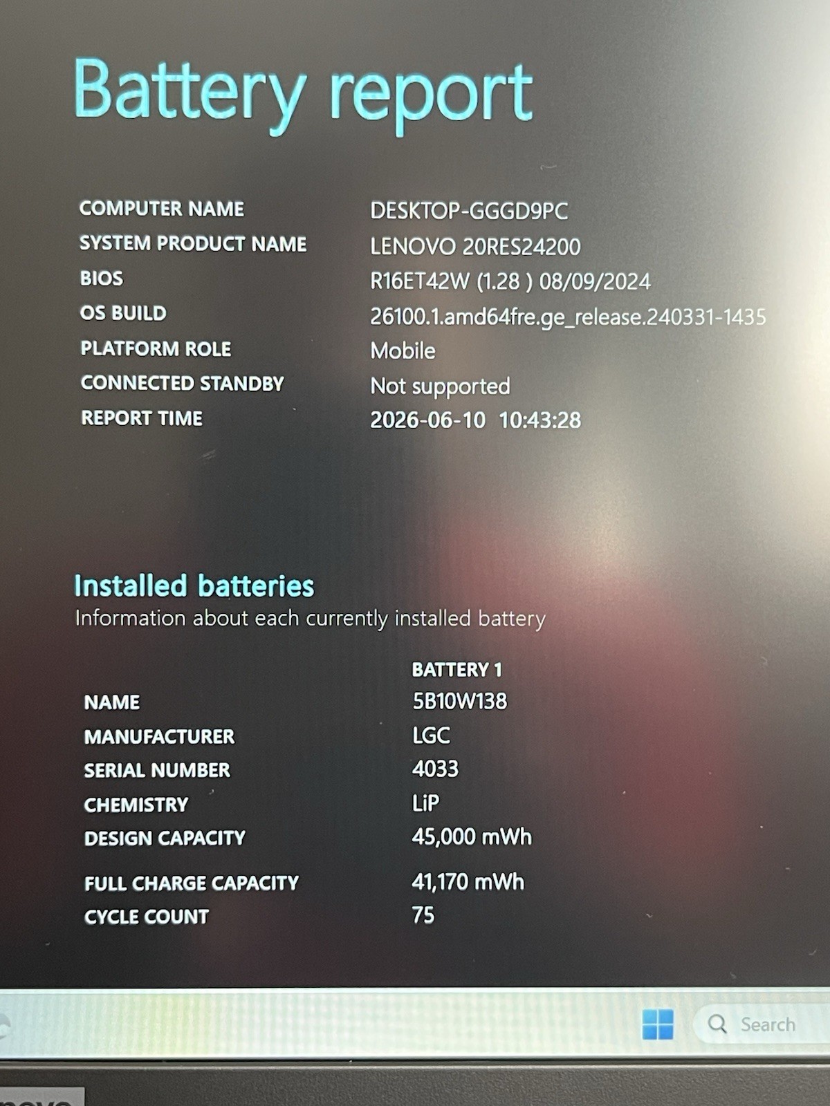 Lenovo ThinkPad E15 15.6″ i5-10210U 8GB RAM 256GB SSD Win11 Pro Edu